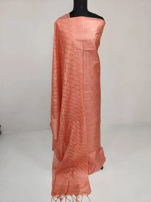 Beautifully Crafted Semi Tusser Bhagalpuri Suits Collection – Elegance in Every Thread